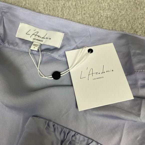 L'Academie Women's Prisca Midi Slip Skirt Lavender Purple Size Small NWT New - Picture 5 of 6